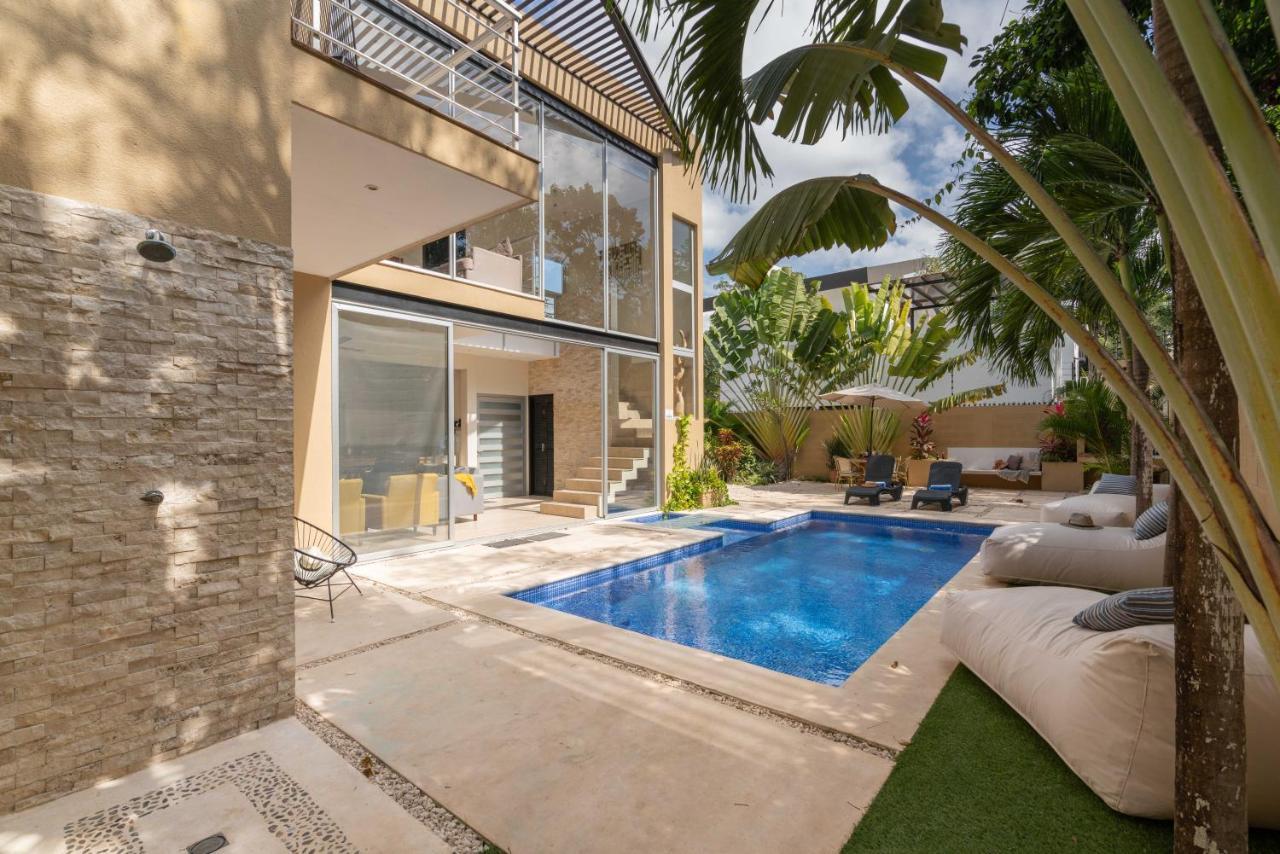 Tulum Private Modern Villa-Pool Beds-Ac-Internet-Parking-Grill Exterior foto