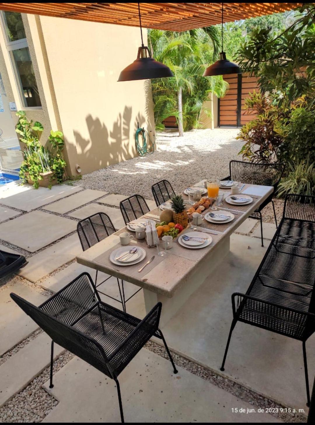 Tulum Private Modern Villa-Pool Beds-Ac-Internet-Parking-Grill Exterior foto
